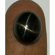 5.28/CT Natural Black Star Gemstone
